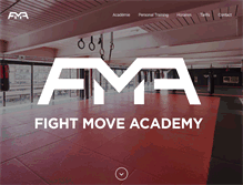 Tablet Screenshot of fightmoveacademy.ch